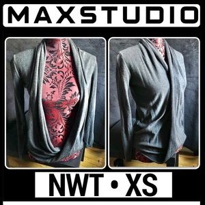NEW Max Studio Grey Layering Sweater XS